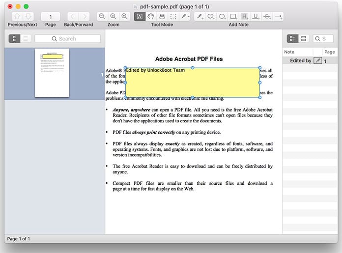 edit a pdf document for free on mac
